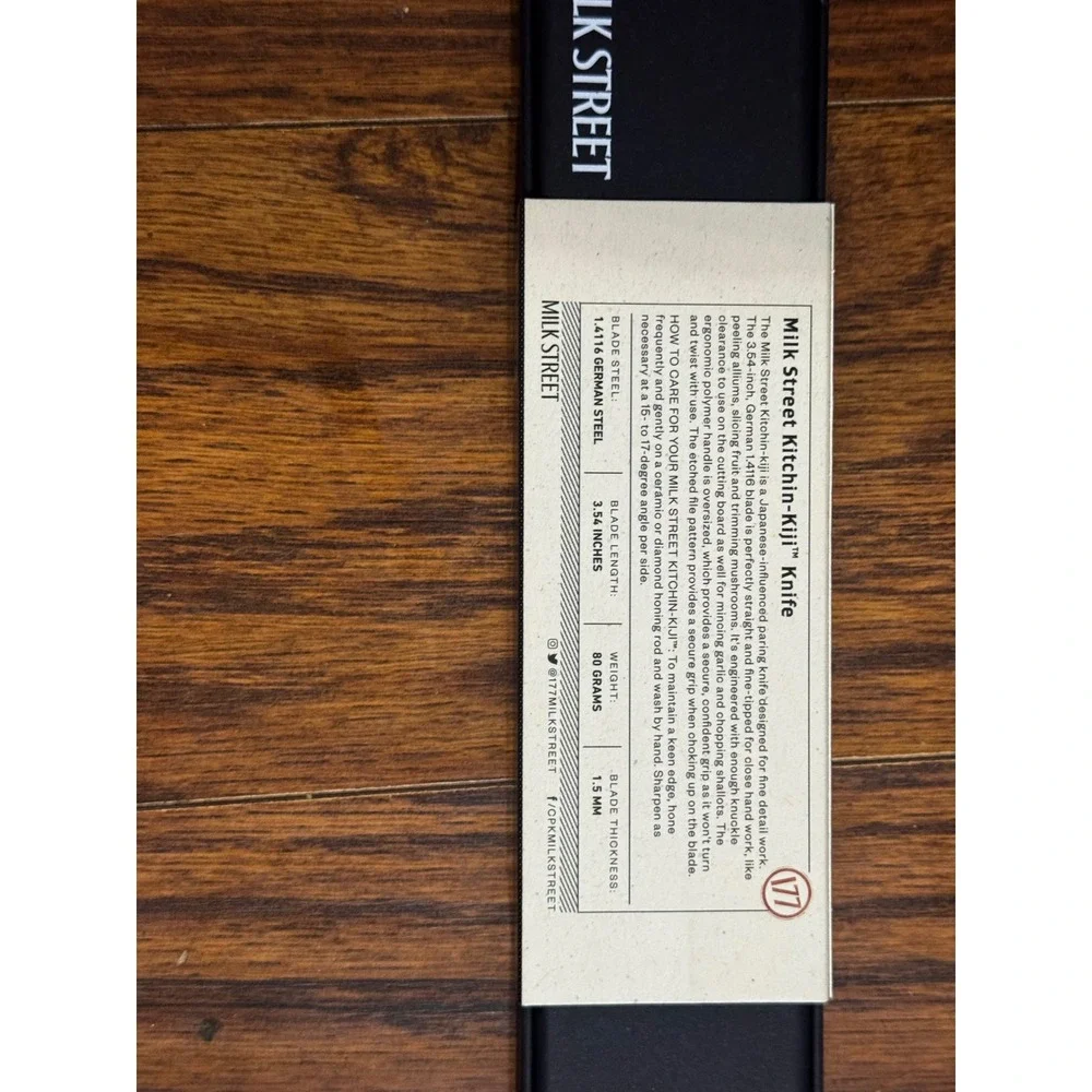 Milk Street Kitchin-Kiji Paring Knife 3.54 Inch German Steel Precision 177 New